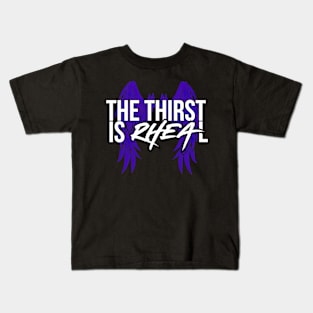 Rhea Ripley The Thirst is Real Wings Kids T-Shirt